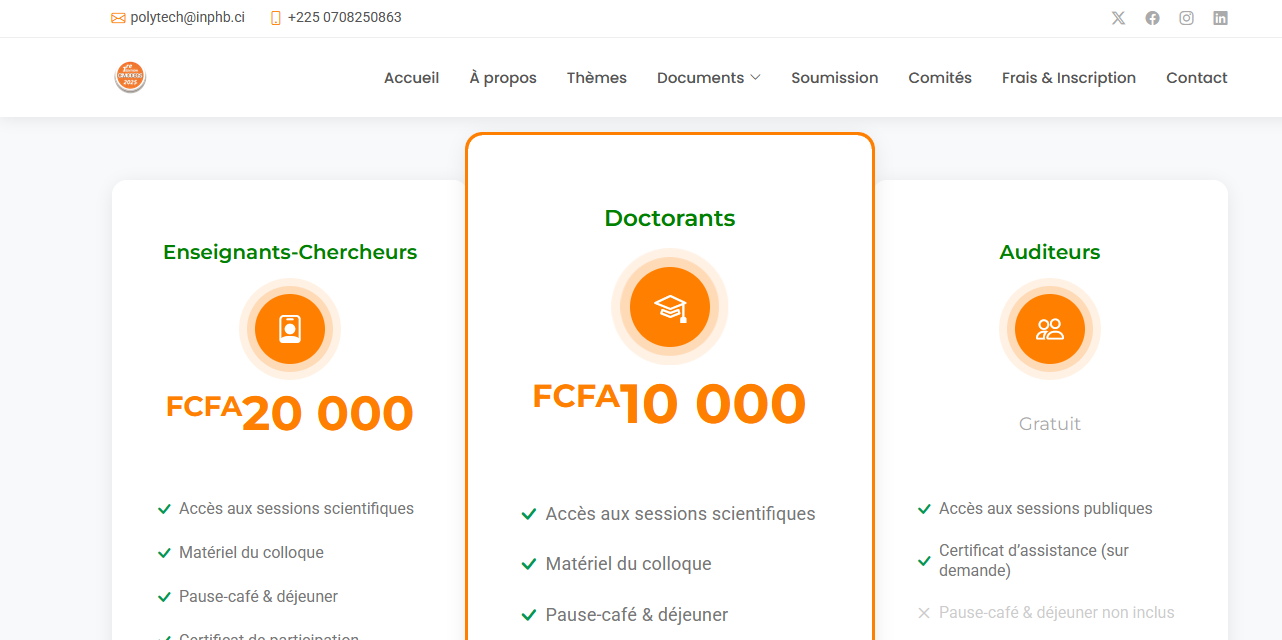 Site de Conference