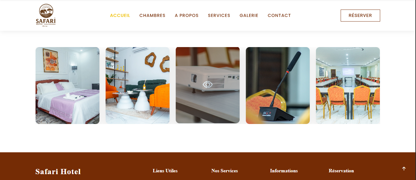 Application Hôtel:site vitrine, administration et réservation en ligne
