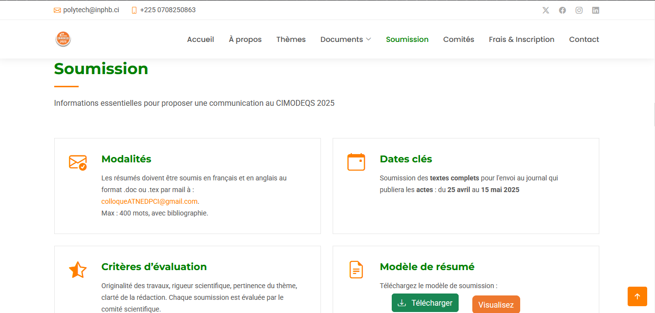Site de Conference